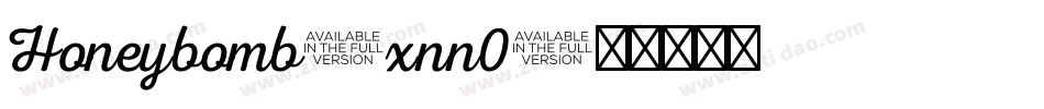 Honeybomb-xnn0字体转换