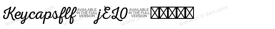 Keycapsflf-jEL0字体转换