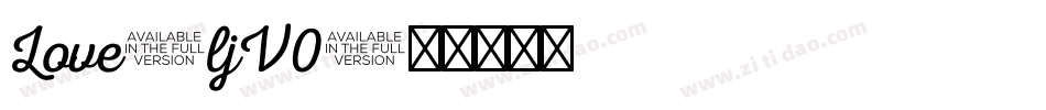 Love-ljV0字体转换