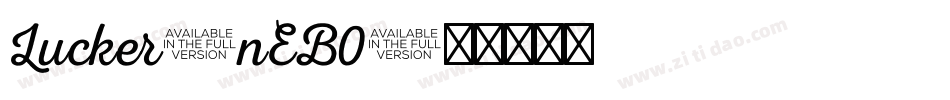 Lucker-nEB0字体转换
