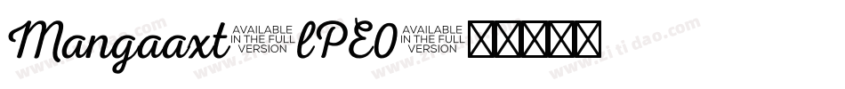 Mangaaxt-lPE0字体转换