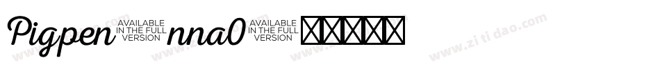 Pigpen-nna0字体转换