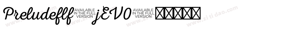 Preludeflf-jEV0字体转换