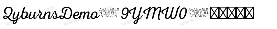 QyburnsDemo-9YMW0字体转换