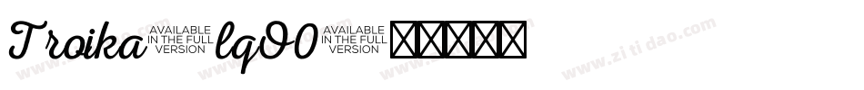 Troika-lqO0字体转换