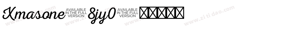 Xmasone-8jy0字体转换