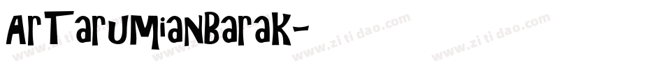 ArTarumianBarak字体转换