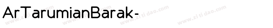 ArTarumianBarak字体转换