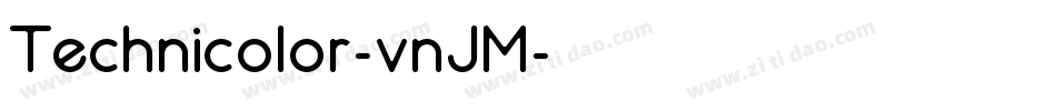 Technicolor-vnJM字体转换