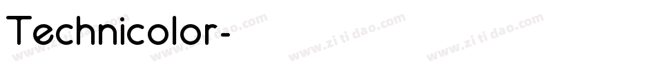 Technicolor字体转换