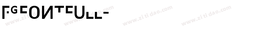 FGfontfull字体转换