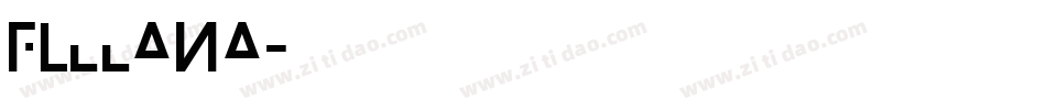 FLllana字体转换