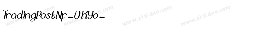 TradingPostNf-0KYo字体转换