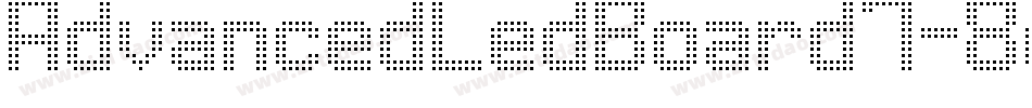 AdvancedLedBoard7-8qm2字体转换