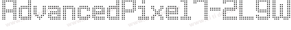 AdvancedPixel7-2L9W字体转换