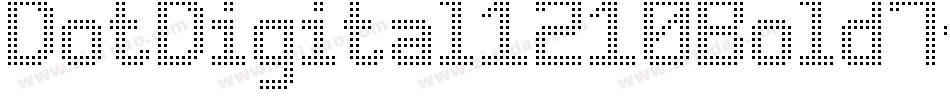 DotDigital1210Bold7-vm3n9字体转换