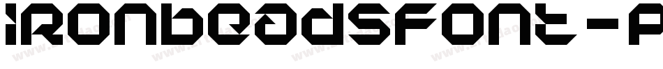 Ironbeadsfont-p3Ld字体转换