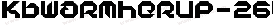 Kbwarmherup-26Ld字体转换