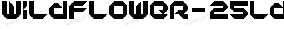 Wildflower-25ld字体转换