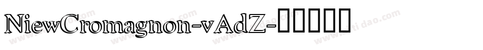 NiewCromagnon-vAdZ字体转换