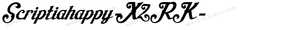 Scriptiahappy-X2RK字体转换
