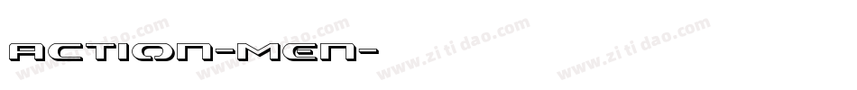 Action-Men字体转换