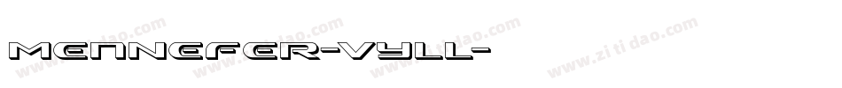 MenNefer-vyLL字体转换