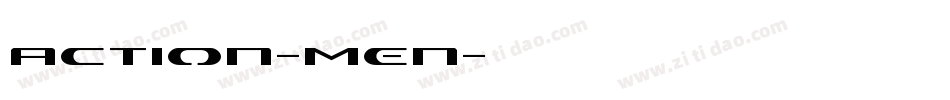 Action-Men字体转换