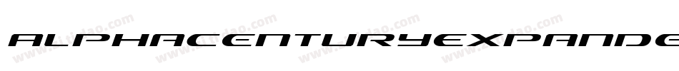 AlphaCenturyExpandedItalic-L3OKn字体转换