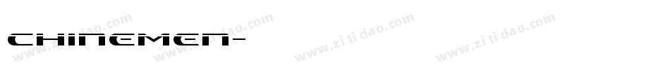 ChineMen字体转换