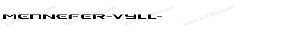 MenNefer-vyLL字体转换