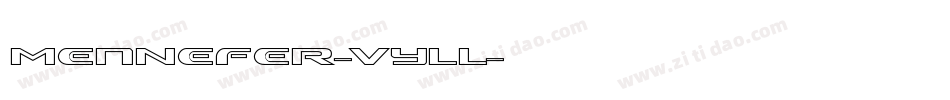 MenNefer-vyLL字体转换