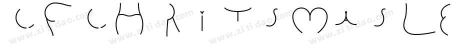 CfChritsmasLettersRegular-8zMJ字体转换