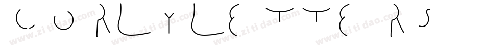 CurlyLetters字体转换