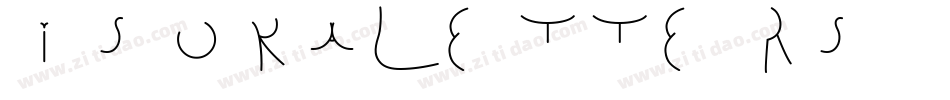IsukaLetters字体转换