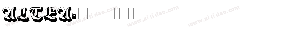 ALTEA字体转换