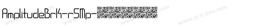 AmplitudeBrk-r5Mp字体转换
