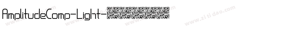 AmplitudeComp-Light字体转换 AmplitudeComp-Light字体转换