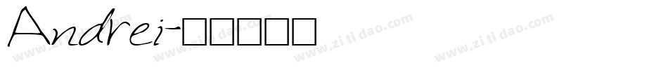 Andrei字体转换