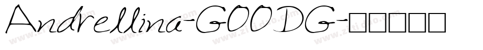 Andrellina-GOODG字体转换