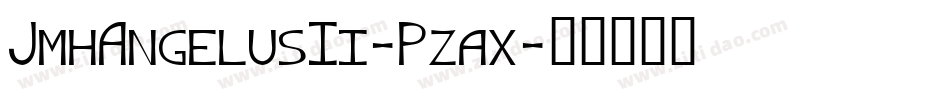 JmhAngelusIi-Pzax字体转换