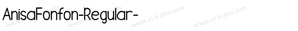 AnisaFonfon-Regular字体转换