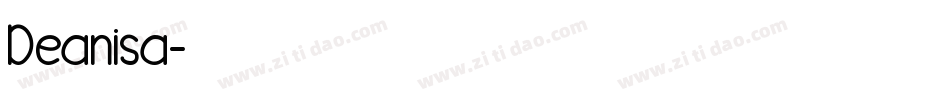 Deanisa字体转换
