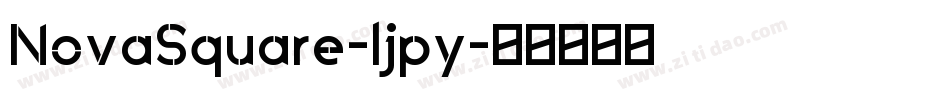 NovaSquare-ljpy字体转换