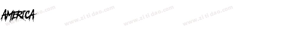 america3字体转换