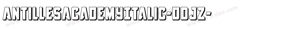 AntillesAcademyItalic-dDjZ字体转换