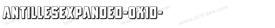 AntillesExpanded-0X1d字体转换