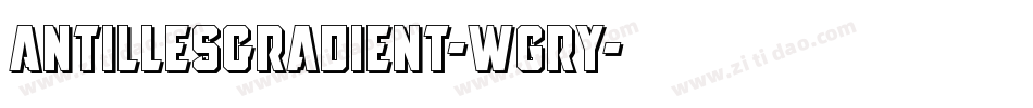 AntillesGradient-WgrY字体转换