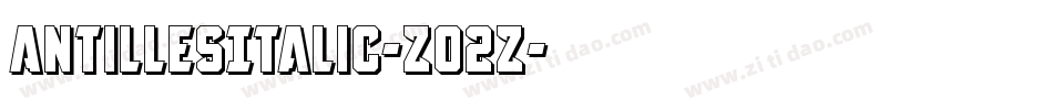 AntillesItalic-Z02Z字体转换