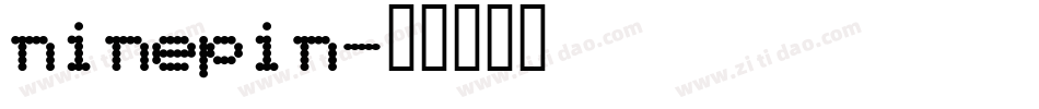ninepin字体转换